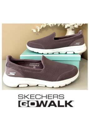 Skechers Ultra GoWalk 5 Walking Shoe Mauve Size 8 EUC